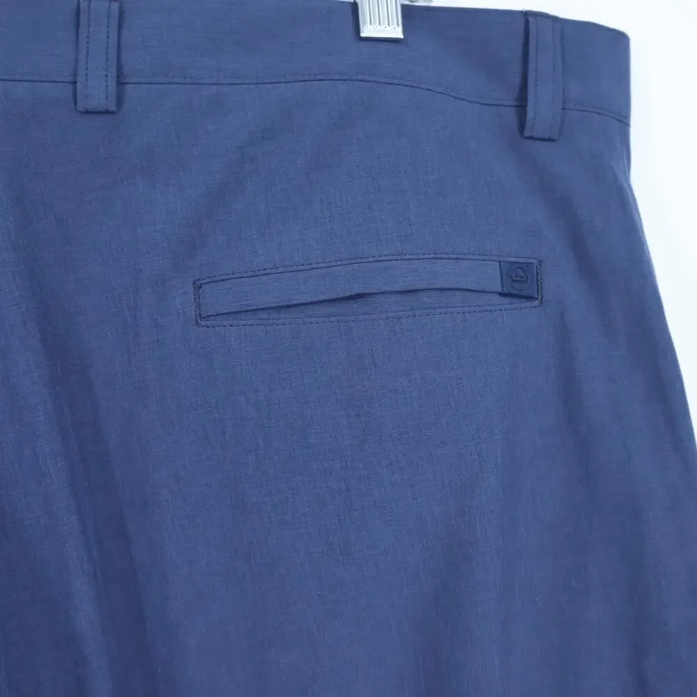 PETER MILLAR Shackleford Performance Hybrid Golf Shorts Navy Blue Men's 38